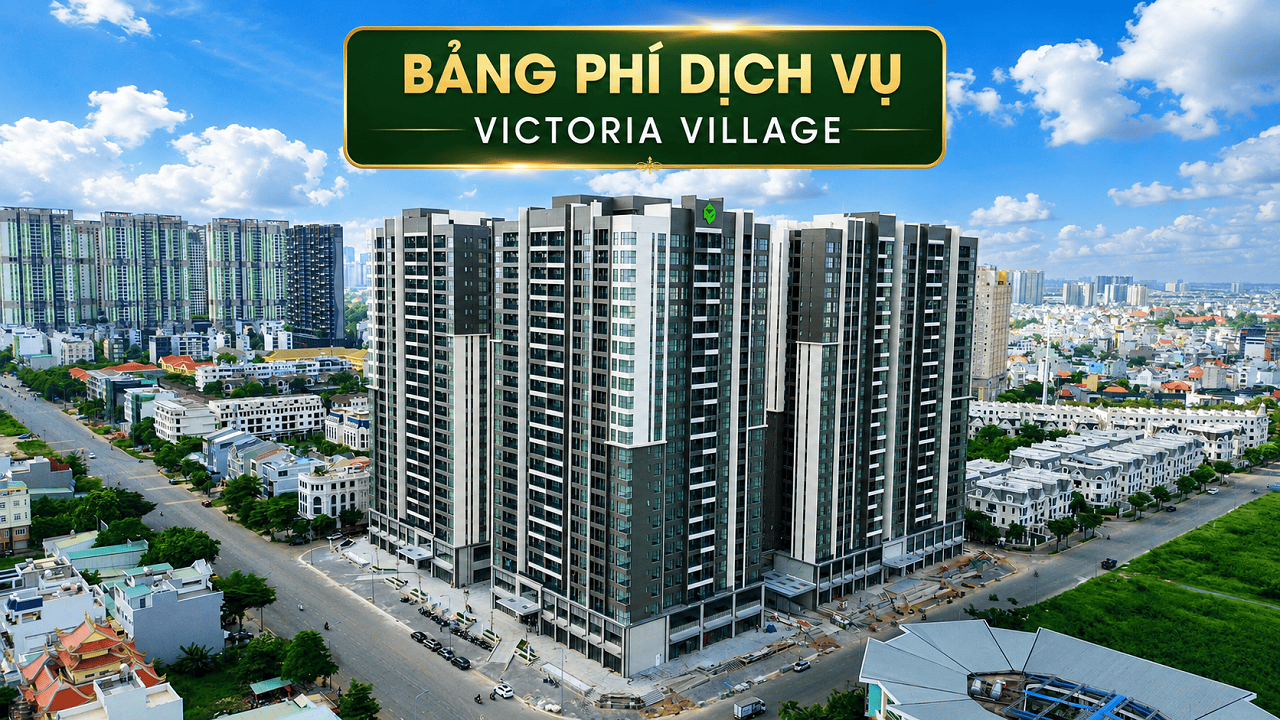 bảng phí dịch vụ Victoria Village